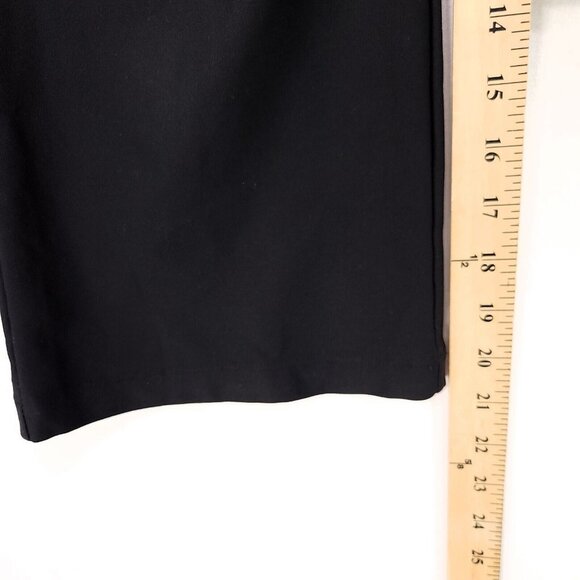 Nike Wide Leg Capri Sweatpants Womens XS Black Sportswear Legging Logo - Picture 7 of 10